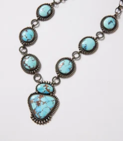 Golden Hill Turquoise Station Necklace Set