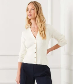 Ribbed Cardigan Sweater -Ghost London 0279AF12 D2B5 4CD4 A007 1BA20C04CB8B