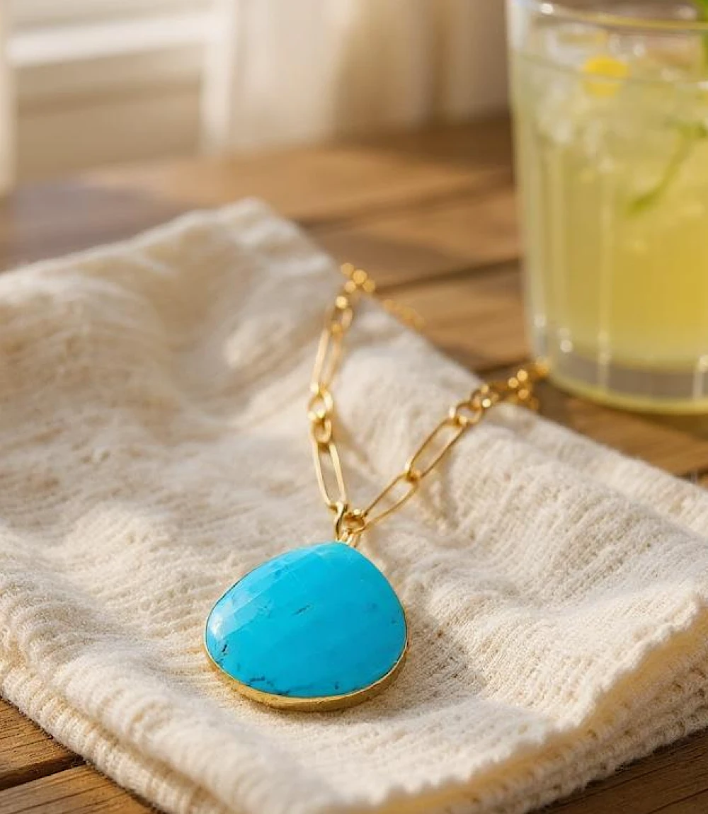 Turquoise Pendant Necklace 6 Turquoise Pendant Necklace - Image 4