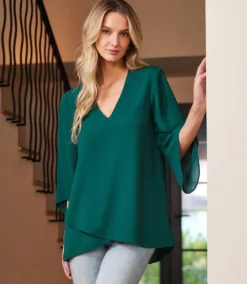 Bracelet Sleeve Asymmetric Top