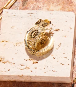 Leopard Crystal Hoop Earrings -Ghost London 0C8A5C9A E704 44E4 8B17 887A8C3A867D