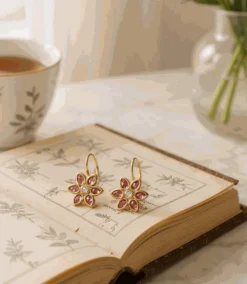 Floral Gemstone Earrings 10 Floral Gemstone Earrings -Ghost London 1593F0F1 6A83 420E 90B9 74DF3E7C58CE