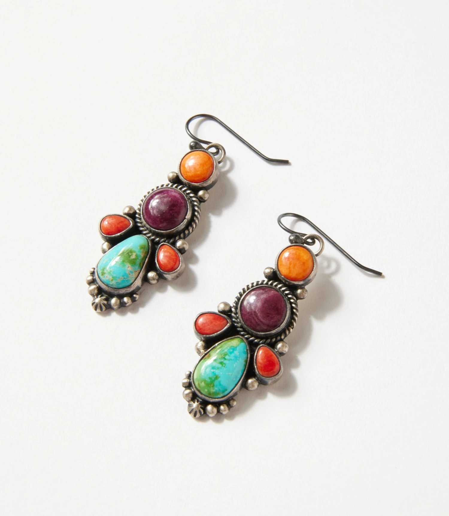 Turquoise Cluster Necklace And Earring Set 5 Turquoise Cluster Necklace And Earring Set - Image 3