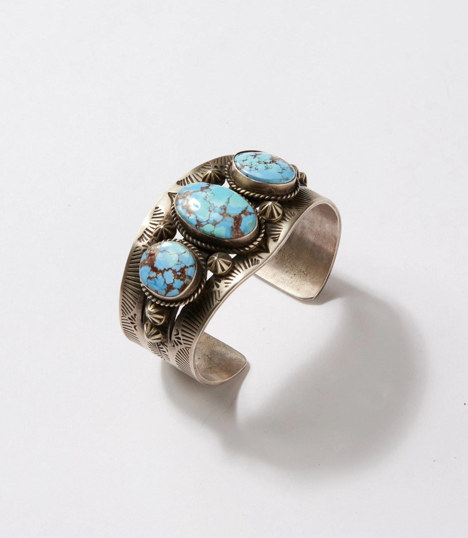 Golden Hill Turquoise Embellished Cuff Bracelet 4 Golden Hill Turquoise Embellished Cuff Bracelet - Image 2