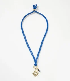 Sun And Sodalite Point Cord Necklace -Ghost London 1F430E9F 7170 4C00 9B62 F5A923C7437E scaled