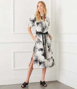 Puff Sleeve Midi Shirtdress -Ghost London 1L20600 PRT karenkane 2025 Spring 00