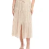 Plus Size Metallic Stripe Tiered Midi Skirt 1 Plus Size Metallic Stripe Tiered Midi Skirt -Ghost London 1L24600W STP karenkane 2025 Spring 00 1