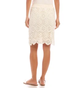 Crochet Skirt -Ghost London 1L60003 NAT karenkane 2025 Spring 00 3