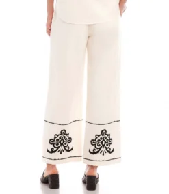 Embroidered Drawstring Ankle Pants 11 Embroidered Drawstring Ankle Pants -Ghost London 1L70242 CRE karenkane 2025 Spring 00 3