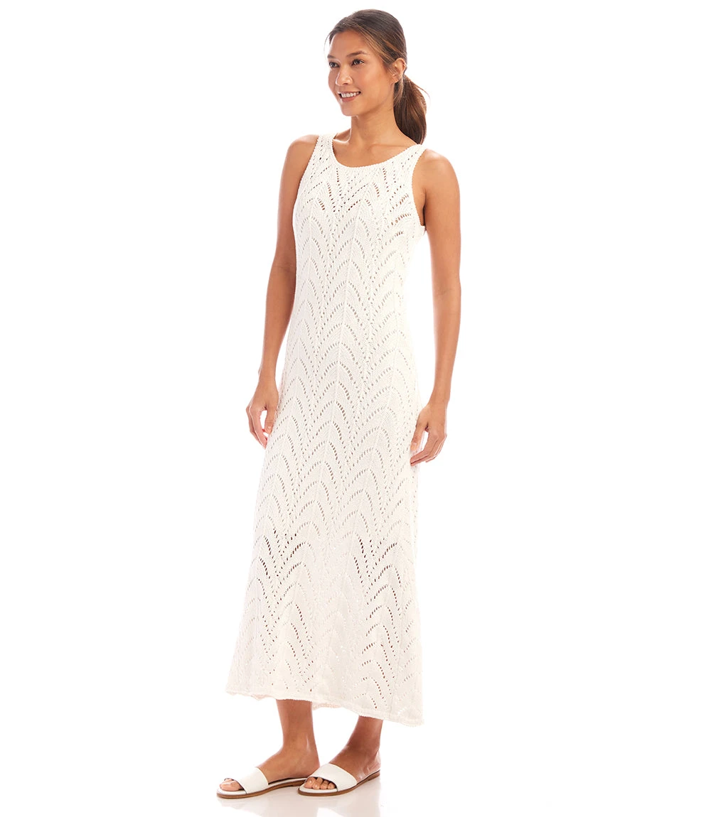 Sleeveless Crochet Midi Dress 6 Sleeveless Crochet Midi Dress - Image 4