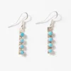 Turquoise Bar Dangle Earrings -Ghost London 2025 01 15 Delivery Jewelry Turqoise 17378