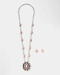 Pink Conch Necklace And Earrings Set 38 Pink Conch Necklace And Earrings Set -Ghost London 2025 02 28 Delivery Jewelry Turqoise 17501 scaled
