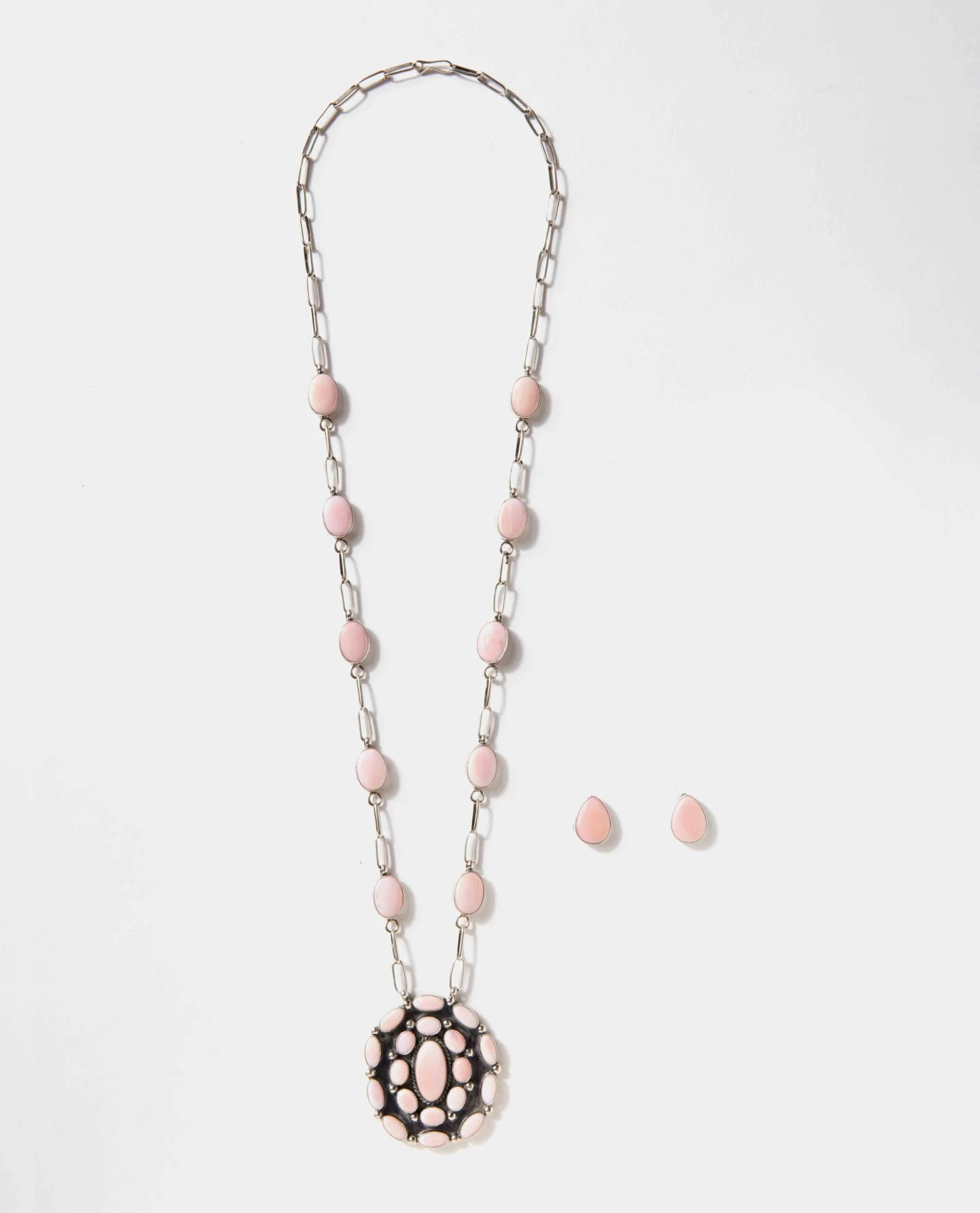 Pink Conch Necklace And Earrings Set 20 Pink Conch Necklace And Earrings Set - Image 18