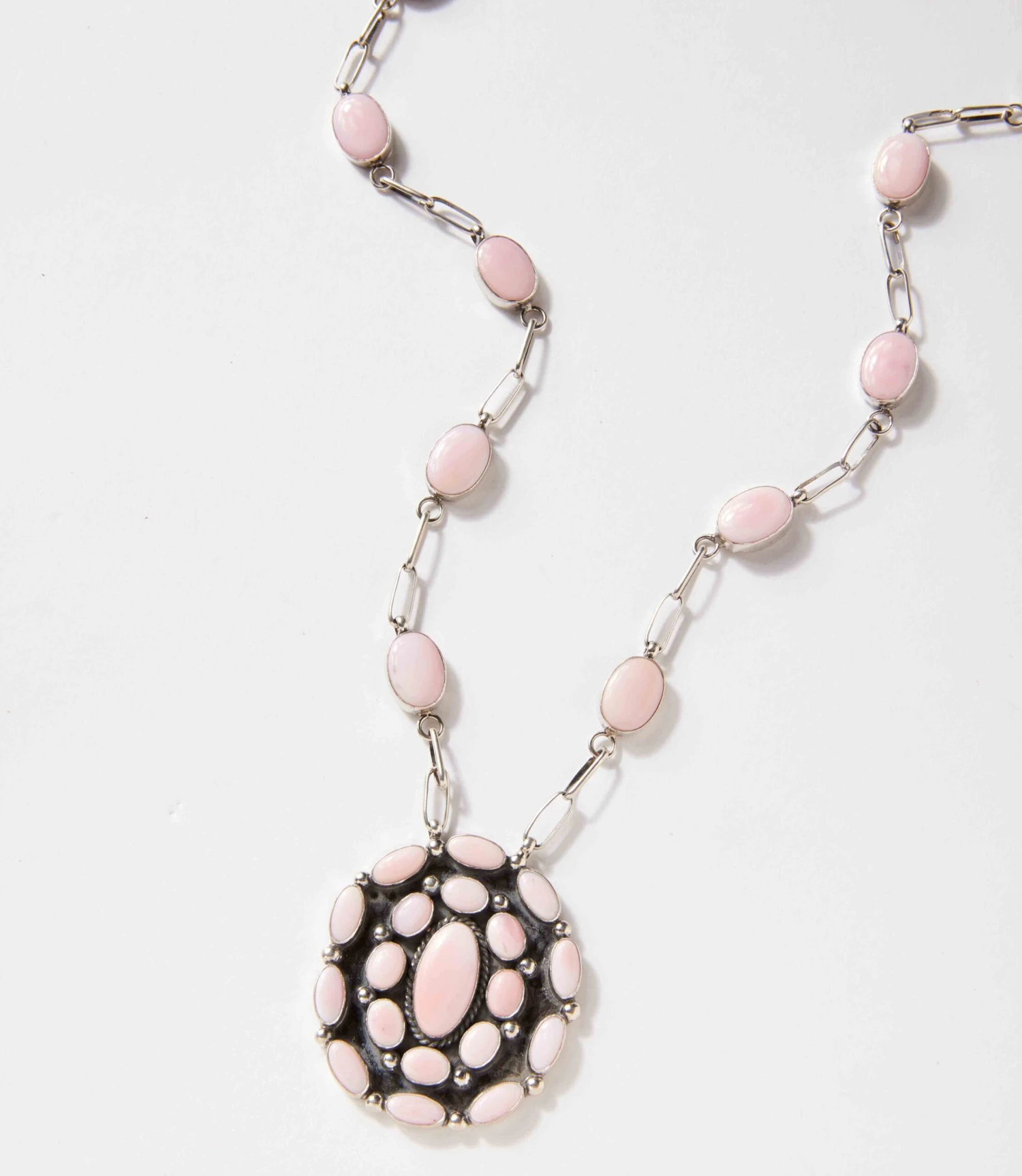 Pink Conch Necklace And Earrings Set 11 Pink Conch Necklace And Earrings Set - Image 9
