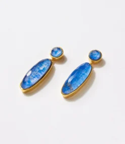Lapis Crystal Earrings 10 Lapis Crystal Earrings -Ghost London 2051DD51 3421 484D BD04 74097B4EDA67