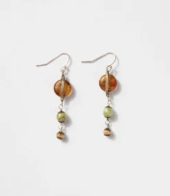 Antique Glass Cascading Dangle Earrings -Ghost London 2A14A565 A674 4FD0 9E4C 0FD75501C6AD