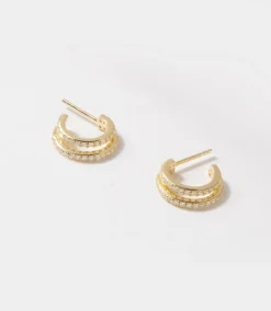 Twin Huggie Earrings -Ghost London 2ACC4E44 C9D4 4CD1 BDAC 44BA1C0BAF1B