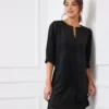 Faux Suede Puff Sleeve Dress -Ghost London 2B471DFD EBAA 4F73 A003 22EC9515E817