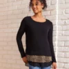 Layered Contrast Leopard Sweater -Ghost London 2BD7282C 5236 4C53 A668 4A9F6078917F