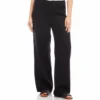 Linen Wide-Leg Trousers -Ghost London 2L01516 BLK KK 2025 00 1