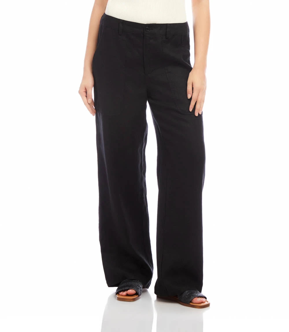 Linen Wide-Leg Trousers 3 Linen Wide-Leg Trousers