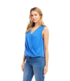 Sleeveless Drape Front Top -Ghost London 2L25044 CFB KK 2025 Summer 00 2