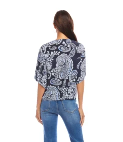 Flutter Sleeve Tie Front Top 12 Flutter Sleeve Tie Front Top -Ghost London 2L28801 PAI karenkane 2025 Summer 00 5