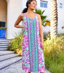 Petite Size Side-Slit Tank Dress -Ghost London 2L29400P PRT KK 2025 Summer 00 2