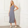 Stripe Midi Column Dress -Ghost London 2L30600 STP KK 2025 Summer 00 4