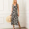 Petite Size Sleeveless V-Neck Midi Dress 2 Petite Size Sleeveless V-Neck Midi Dress -Ghost London 2L31300P BLK KK 2025 Summer 00 6