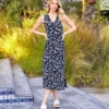 Sleeveless V-Neck Midi Dress -Ghost London 2L32600 PRT KK 2025 Summer 00 1