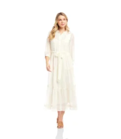 Embroidered Tiered Dress -Ghost London 2L39200 OWH KK 2025 Summer 00 4