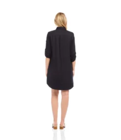 Roll Tab Embroidered Shirtdress 11 Roll Tab Embroidered Shirtdress -Ghost London 2L70114 BLC KK 2025 Summer 00 3