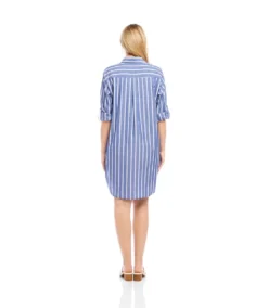 Roll Tab Stripe Shirtdress -Ghost London 2L70115 STP karenkane 2025 Summer 00 5