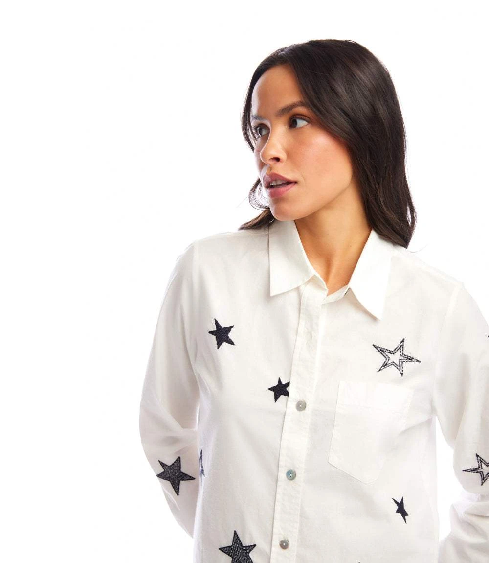 Long Sleeve Embroidered Star Shirt 8 Long Sleeve Embroidered Star Shirt - Image 6