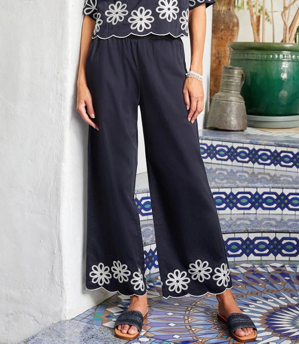 Scallop Drawstring Pants 3 Scallop Drawstring Pants