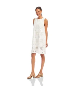 Sleeveless Embroidered Shift Dress -Ghost London 2L70254 IVO karenkane 2025 Summer 00 4