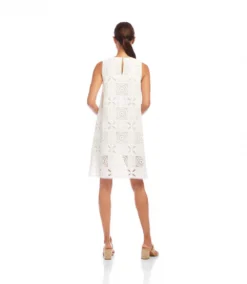 Sleeveless Embroidered Shift Dress -Ghost London 2L70254 IVO karenkane 2025 Summer 00 5