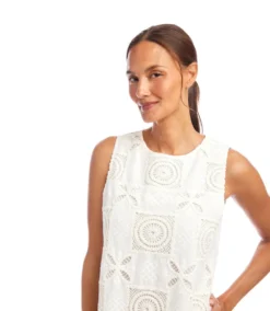 Sleeveless Embroidered Shift Dress -Ghost London 2L70254 IVO karenkane 2025 Summer 00 6