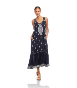 Embroidered Sleeveless Midi Dress 13 Embroidered Sleeveless Midi Dress -Ghost London 2L70276 NCR KK 2025 Summer 00 5