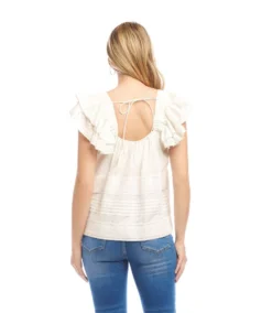 Embroidered Ruffle Sleeve Blouse 10 Embroidered Ruffle Sleeve Blouse -Ghost London 2L70282 CRE KK 2025 Summer 00 3 2 4f53fabc 6f4a 498f b412 cf1cc95be8cd