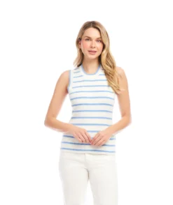 Stripe Ribbed Sweater Tank -Ghost London 2L89103 LAK karenkane 2025 Summer 00 1 scaled