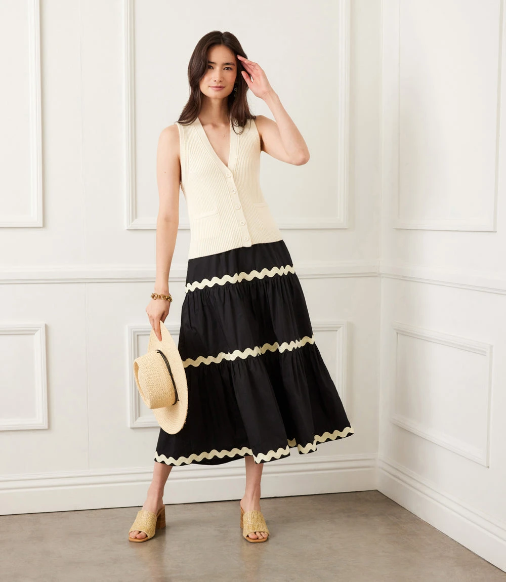 Ribbed Button Sweater Vest 7 Ribbed Button Sweater Vest - Image 5