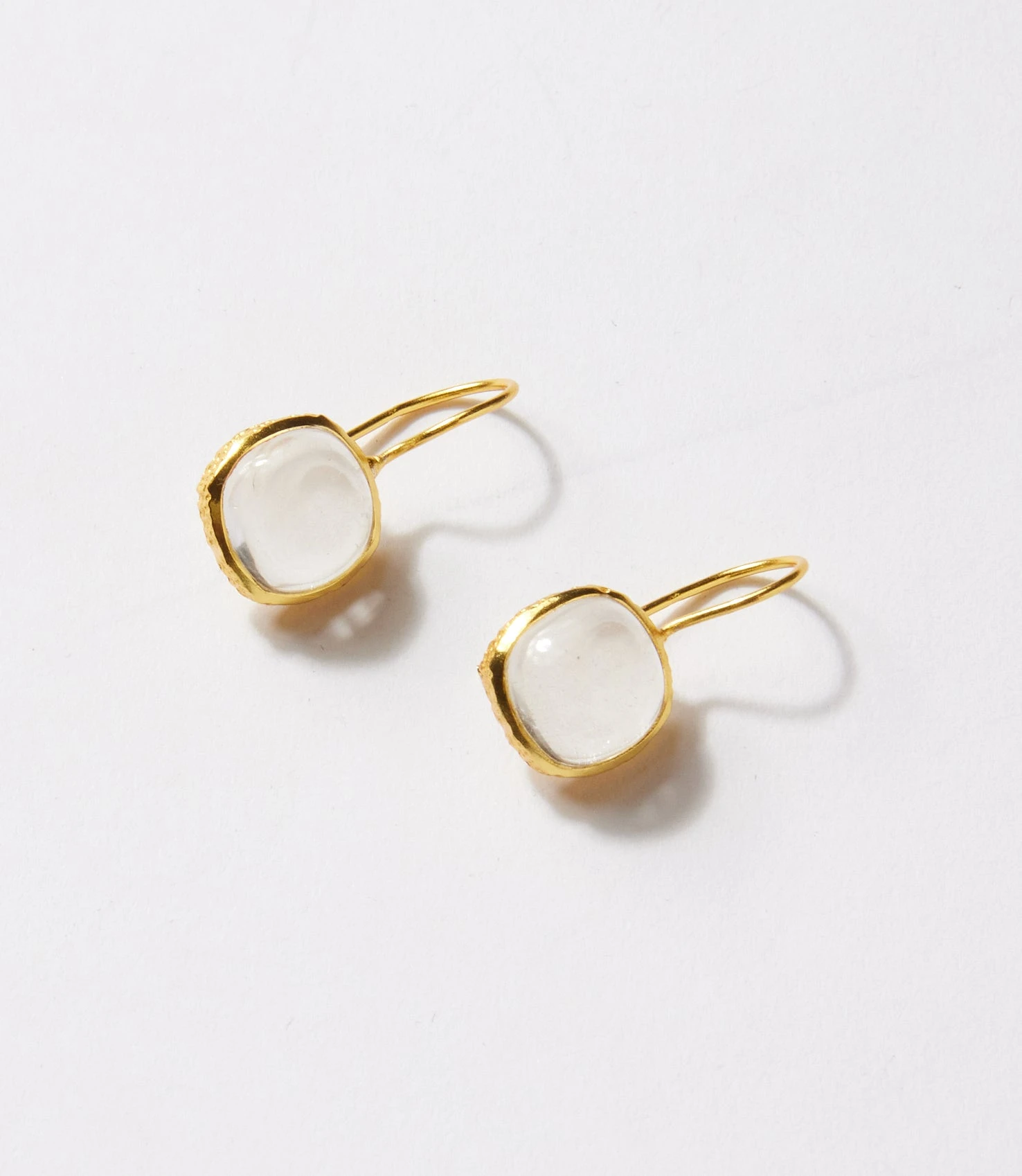 Gemstone Bezel Drop Earrings 4 Gemstone Bezel Drop Earrings - Image 2