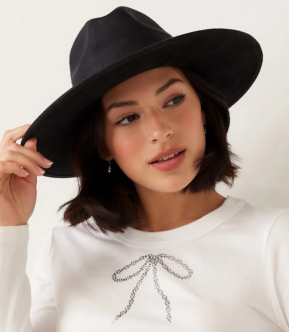 Braided Trim Fedora Hat 5 Braided Trim Fedora Hat - Image 3