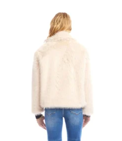 Cropped Faux Fur Jacket -Ghost London 3L09902 STO karenkane 2025 fall 00 8