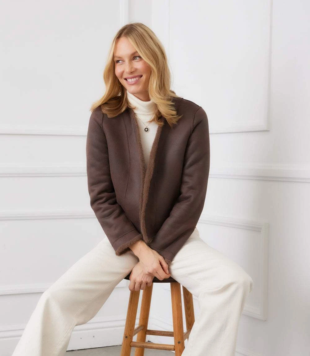 Reversible Faux Fur Jacket 4 Reversible Faux Fur Jacket - Image 2