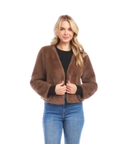 Reversible Faux Fur Jacket 21 Reversible Faux Fur Jacket -Ghost London 3L33400 BRO karenkane 2025 fall 00 7