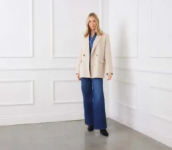 Brushed Double-Breasted Coat -Ghost London 3L33800 OAT karenkane 2025 Winter 00 2