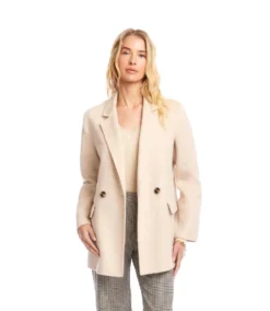 Brushed Double-Breasted Coat -Ghost London 3L33800 OAT karenkane 2025 Winter 00 4